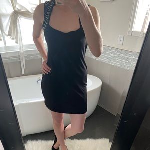 Rock and Republic Black Studded Dress